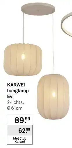 Karwei Karwei hanglamp Evi aanbieding