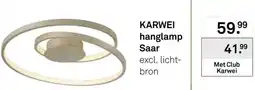 Karwei karwei hanglamp saar aanbieding