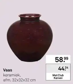 Karwei Karwei vaas aanbieding