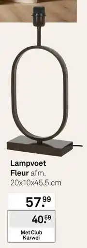 Karwei Lampvoet Fleur aanbieding
