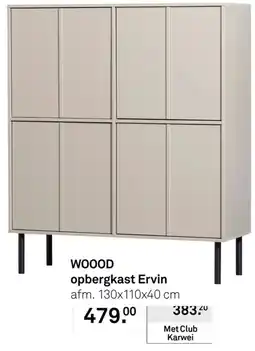 Karwei WOOOD opbergkast Ervin aanbieding