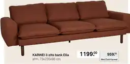 Karwei Karwei 3-zits bank Ella aanbieding