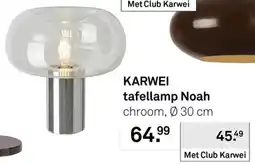 Karwei Karwei Tafellamp Noah aanbieding