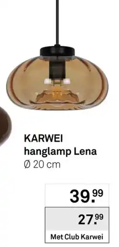 Karwei Karwei Hanglamp Lena aanbieding
