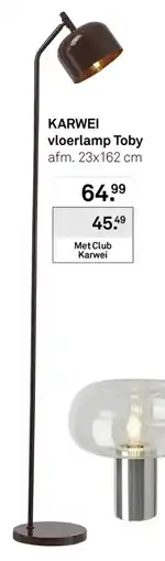 Karwei Karwei Vloerlamp Toby aanbieding