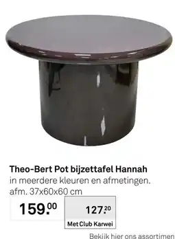 Karwei Theo-Bert Pot bijzettafel Hannah aanbieding