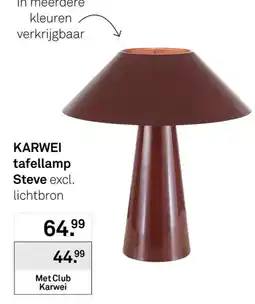Karwei Karwei tafellamp Steve aanbieding