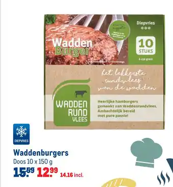 Makro Waddenburgers aanbieding