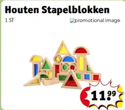Kruidvat Houten Stapelblokken aanbieding