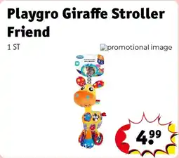 Kruidvat Playgro Giraffe Stroller Friend aanbieding