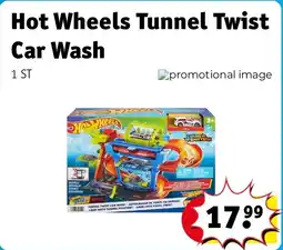Kruidvat Hot Wheels Tunnel Twist Car Wash aanbieding