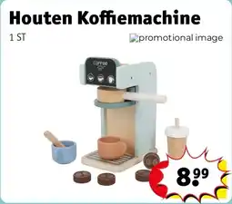 Kruidvat Houten Koffiemachine aanbieding