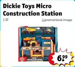 Kruidvat Dickie Toys Micro Construction Station aanbieding