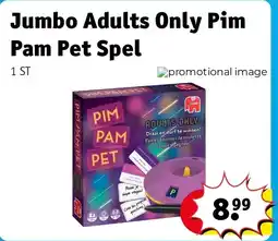 Kruidvat Jumbo Adults Only Pim Pam Pet Spel aanbieding