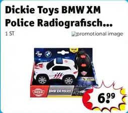 Kruidvat Dickie Toys BMW XM Police Radiografisch Bestuurbare Politieauto aanbieding