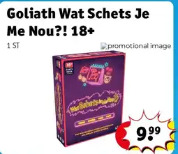 Kruidvat Goliath Wat Schets Je Me Nou?! 18+ aanbieding
