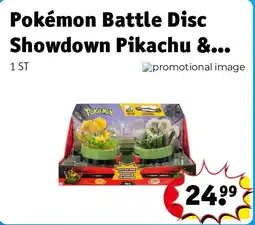Kruidvat Pokémon Battle Disc Showdown Pikachu & Larvitar aanbieding
