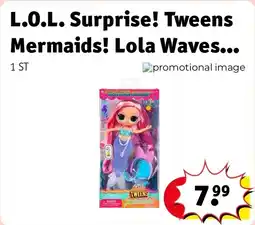 Kruidvat L.O.L. Surprise! Tweens Mermaids! Lola Waves Modepop aanbieding
