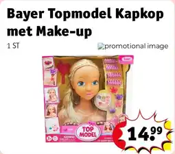 Kruidvat Bayer Topmodel Kapkop met Make-up aanbieding