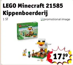 Kruidvat LEGO Minecraft 21585 Kippenboerderij aanbieding