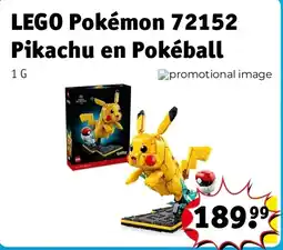 Kruidvat LEGO Pokémon 72152 Pikachu en Pokéball aanbieding