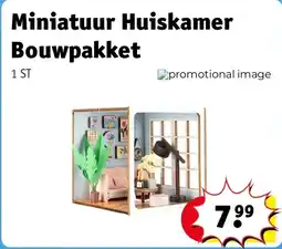 Kruidvat Miniatuur Huiskamer Bouwpakket aanbieding