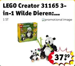 Kruidvat LEGO Creator 31165 3-in-1 Wilde Dieren: Pandafamilie aanbieding