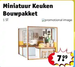 Kruidvat Miniatuur Keuken Bouwpakket aanbieding