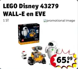 Kruidvat LEGO Disney 43279 WALL-E en EVE aanbieding