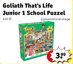 Kruidvat Goliath That's Life Junior 1 School Puzzel aanbieding
