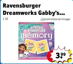 Kruidvat Ravensburger Dreamworks Gabby's Dollhouse Memory aanbieding