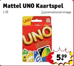 Kruidvat Mattel UNO Kaartspel aanbieding