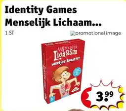 Kruidvat Identity Games Menselijk Lichaam Kwartet aanbieding