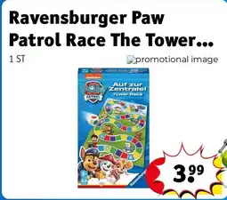 Kruidvat Ravensburger Paw Patrol Race The Tower Pocketspel aanbieding