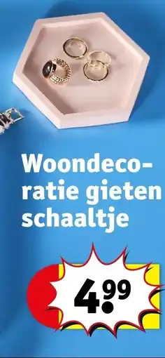 Kruidvat Woondecoratie gieten schaaltje aanbieding