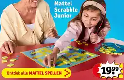 Kruidvat Mattel Scrabble Junior aanbieding