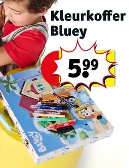Kruidvat Kleurkoffer Bluey aanbieding