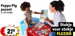 Kruidvat Peppa Pig puzzel aanbieding