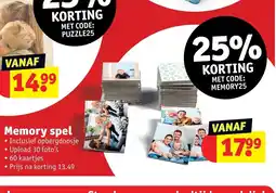 Kruidvat Memory spel aanbieding