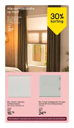 Leen Bakker Alle raamdecoratie op maat aanbieding