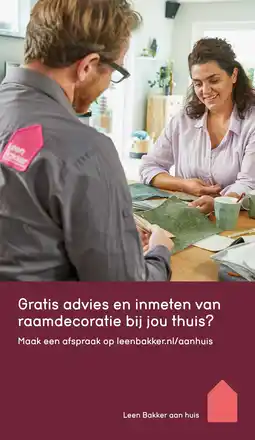 Leen Bakker Raamdecoratie aanbieding