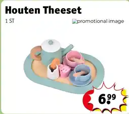 Kruidvat Houten Theeset aanbieding