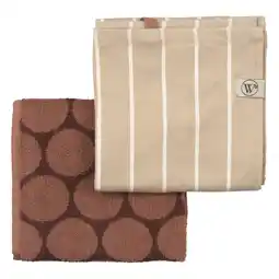 Albert Heijn Walra Keukentextielset earthy dots aanbieding