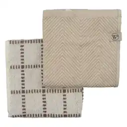 Albert Heijn Walra Keukentextielset groovy grid aanbieding