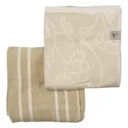 Albert Heijn Walra Keukentextielset sandy blossom aanbieding