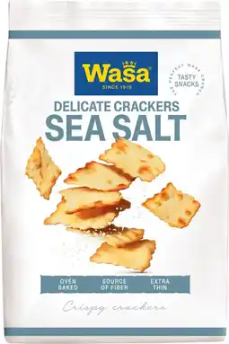 Albert Heijn Wasa Delicate crackers sea salt aanbieding