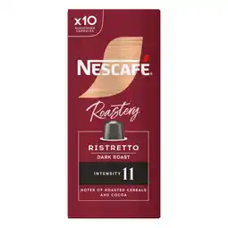 Albert Heijn Nescafé Roastery ristretto dark capsules aanbieding