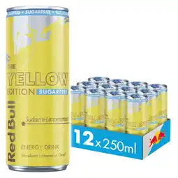 Albert Heijn Red Bull Sudachi limoen sugarfree 12-pack aanbieding