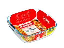 Albert Heijn Pyrex Airfryer schaal vierkant 2,2 liter aanbieding
