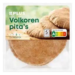 PLUS PLUS Volkoren maaltijd pita's aanbieding